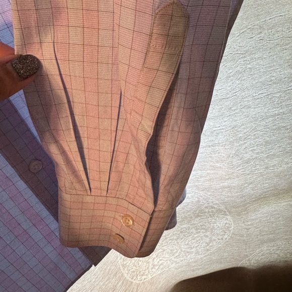 Charles Tyrwhitt Men's Blue /LavenderSlim Fit Long Sleeve Dress Shirt Size 18/37 - Picture 3 of 8